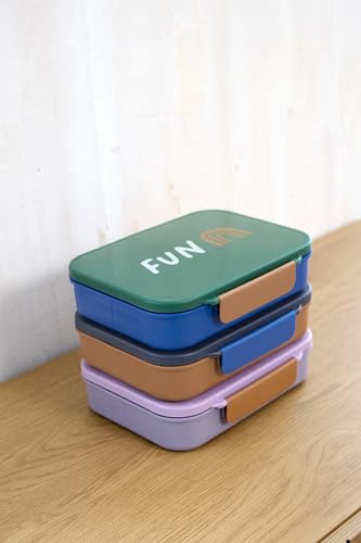 LÄSSIG Little Gang Smile śniadaniowe pudełko z przegródkami bento