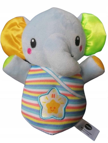 VTECH Prietenul meu interactiv de somn ELEFANT cântece, sunete, lumini LIMBA GERMANĂ