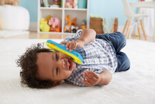 FISHER-PRICE FPR14 "nahraj správu" interaktívny smartfón NEMECKÝ JAZYK