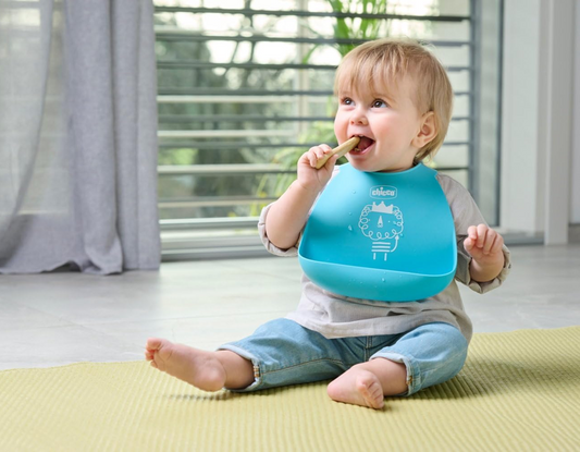 CHICCO Easy Start set en silicone bol cuillère bavoir