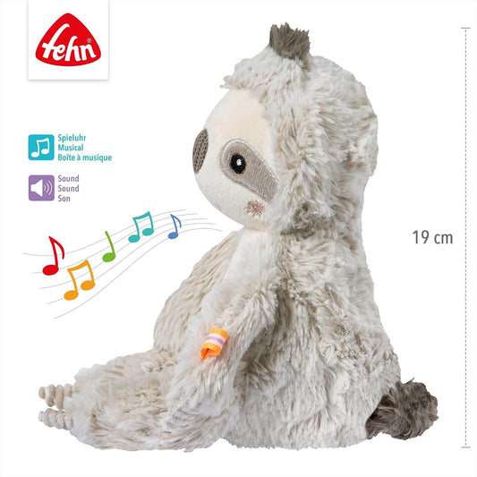 FEHN Leňochod plyšová hračka s Cry Sensorom 19cm