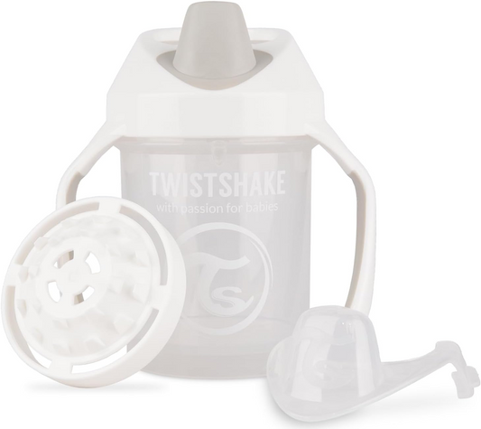 TWISTSHAKE Mini Cup nerozlievací pohár s náustkom a mixérom 230 ml 4 m+