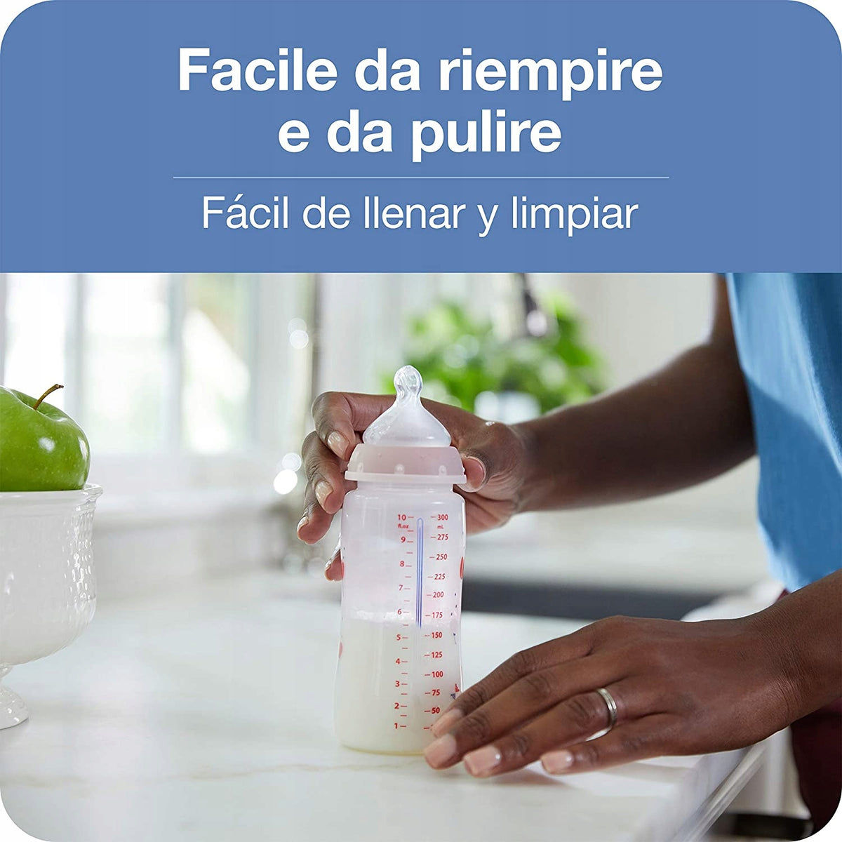 NUK súprava NO COLIC, 4 fľaše, košík, KONTROLA TEPLOTY