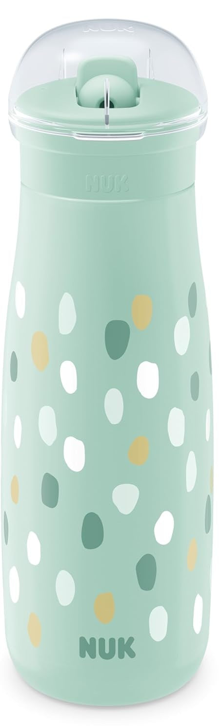 NUK Mini-Me Flip fľaša so slamkou a sklopným náustkom 450 ml 12 m+ – obrázok produktu 2