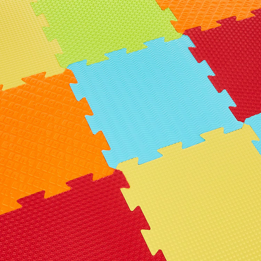 LUDI skladacia puzzle podložka SENZORICKÁ 90 × 90