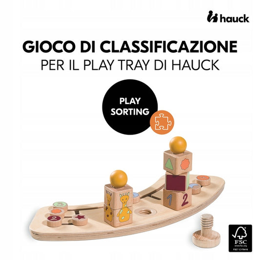 HAUCK giocattolo per Alpha+ labirinto in legno con forme