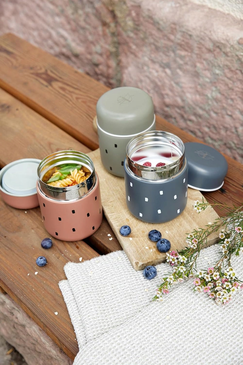 LASSIG Food Jar Happy Prints termos obiadowy