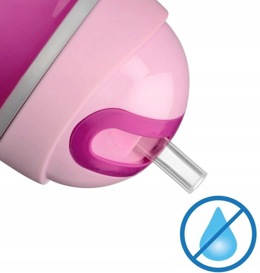 CHICCO Sport Cup hrnček s neprepustnou slamkou, 300 ml, 14 m+