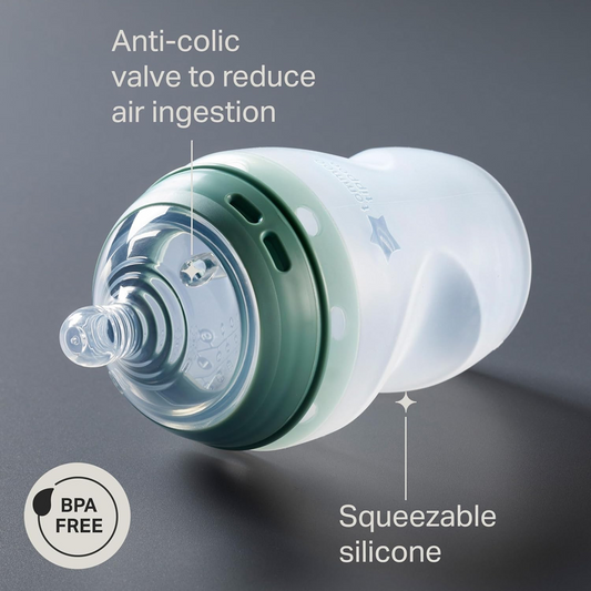 TOMMEE TIPPEE fľaša closer to nature SOFT FEEL SILICONE 260ml