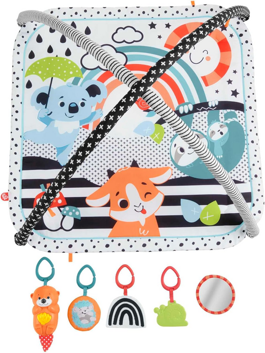FISHER-PRICE vzdelávacia podložka 3v1 + hračky