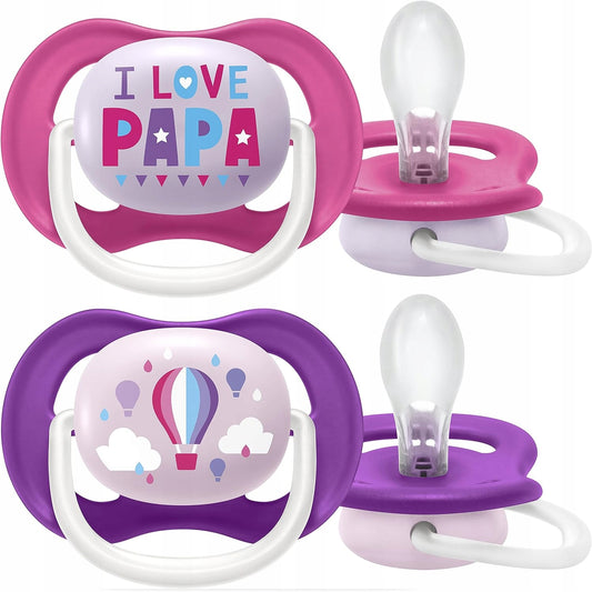 PHILIPS AVENT Ultra Air HAPPY πιπίλες x 2 6-18 μηνών