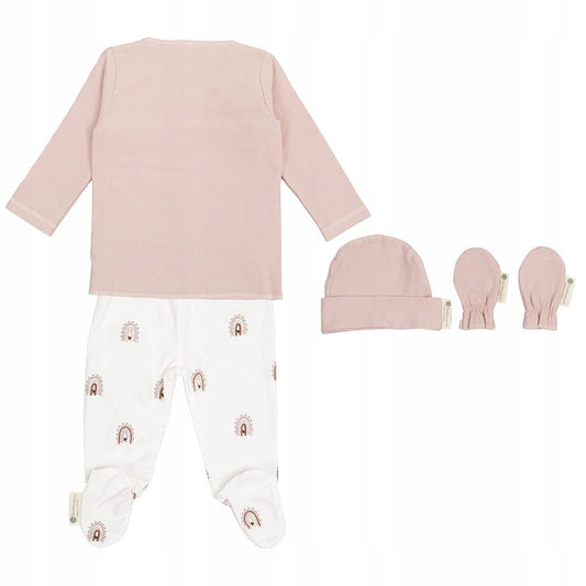 BIMBI CASUAL Strampler-Set mit Wickeljacke 5-teilig 1-3 Monate