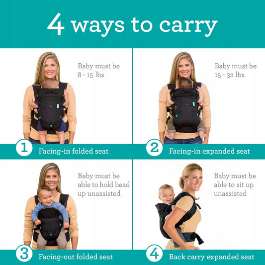 INFANTINO FLIP 4v1 ergonomický nosič 3,5 - 14,5 kg