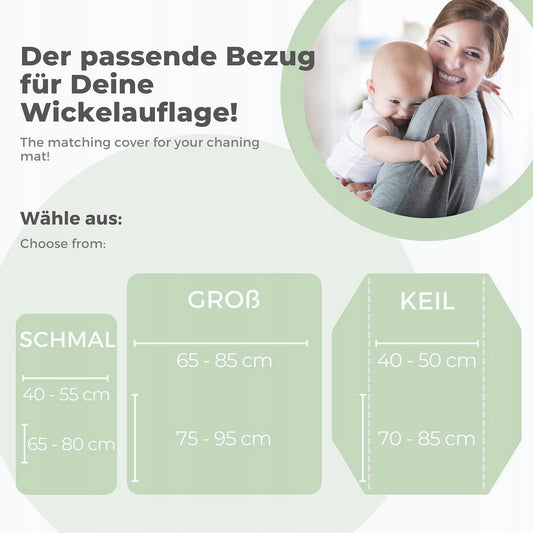 LILLY AND BEN 2x froté poťah na prebaľovaciu podložku