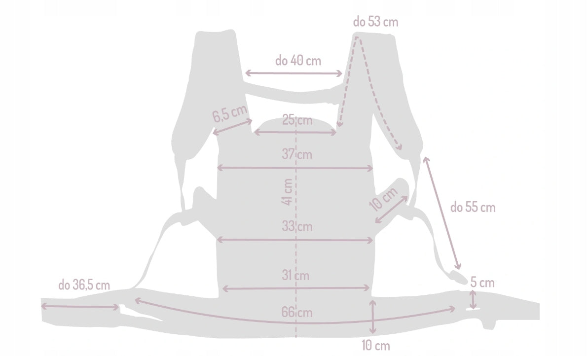 MOMI COLLETE ergonomický nosič od 3 mesiacov do 20kg