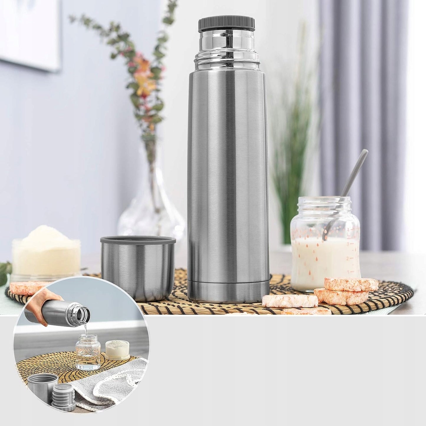 REER Pure termoska z nehrdzavejúcej ocele 450 ml