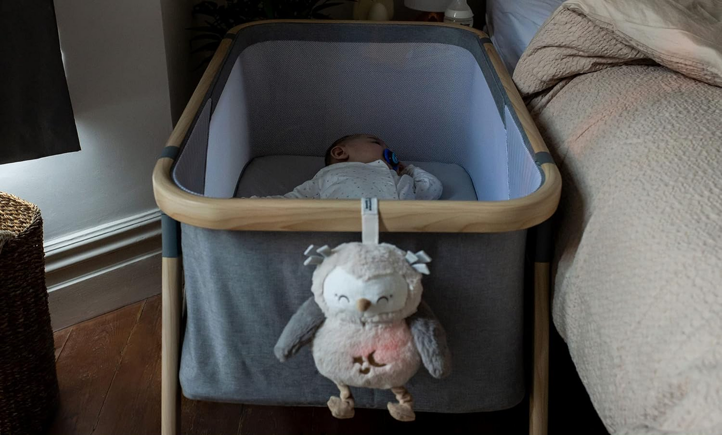 TOMMEE TIPPEE Sova Ollie Deluxe MOJKÁČIK lampička, zvuky