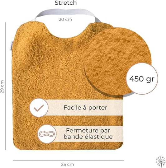 MIMUSELINA froté podbradníky na gumičku 30x25 x5