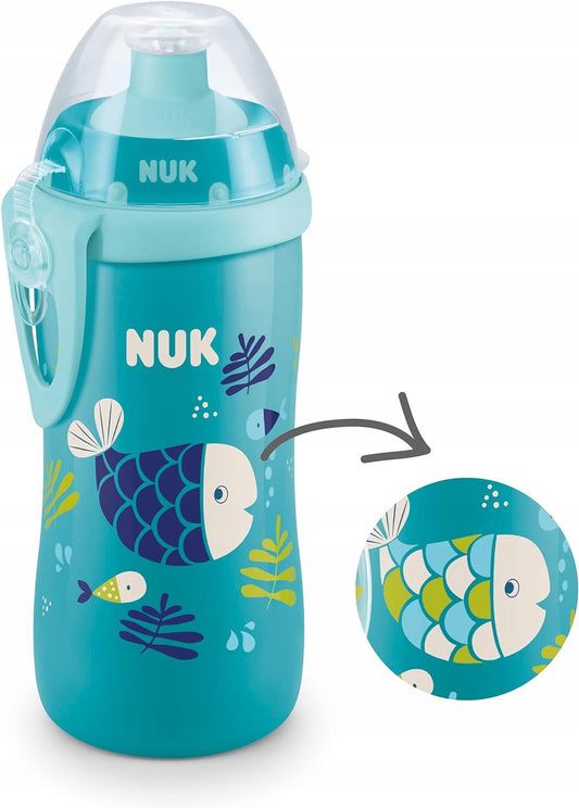 NUK Junior Cup FĽAŠA 18 m+ náustok push-pull 300 ml EFEKT CHAMELÓNA – fotografia produktu 2
