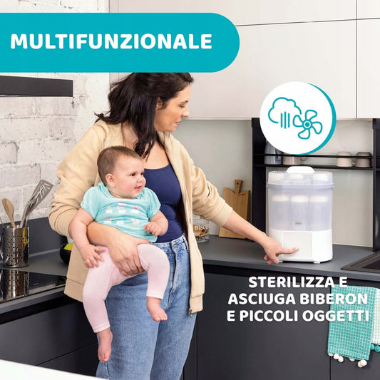 CHICCO parný sterilizátor so sušičkou All in One