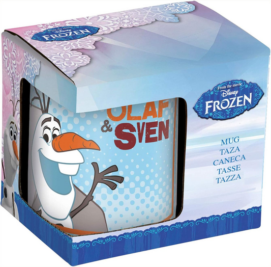STOR Ľadové kráľovstvo Olaf & Sven PORCELÁNOVÝ HRNČEK 200 ml 8 rokov+