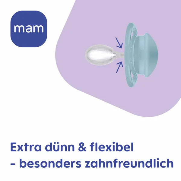 MAM Perfect silikónový cumlík 16m+ x2