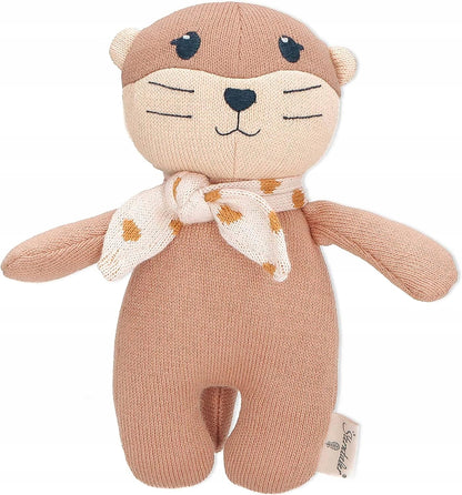 STERNTALER Lontra Otti BRINQUEDO DE PELÚCIA de algodão orgânico 18 cm "N