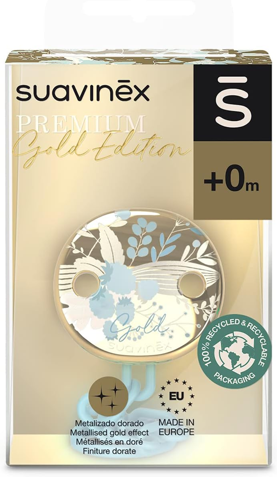 SUAVINEX PREMIUM klip na cumlík GOLD EDITION