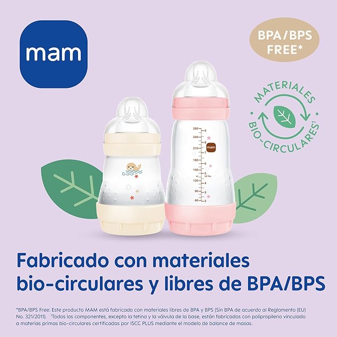 MAM Easy Start antikoliková fľaša 260 ml 2m+ x2