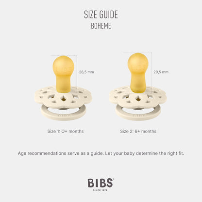 BIBS BOHEME smoczki uspokajające 4pack 0-6msc
