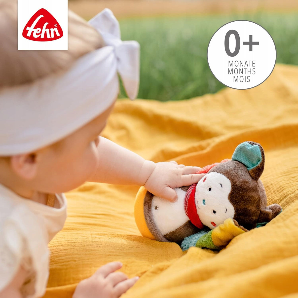 FEHN Netopier stužka 20 cm hrkálka
