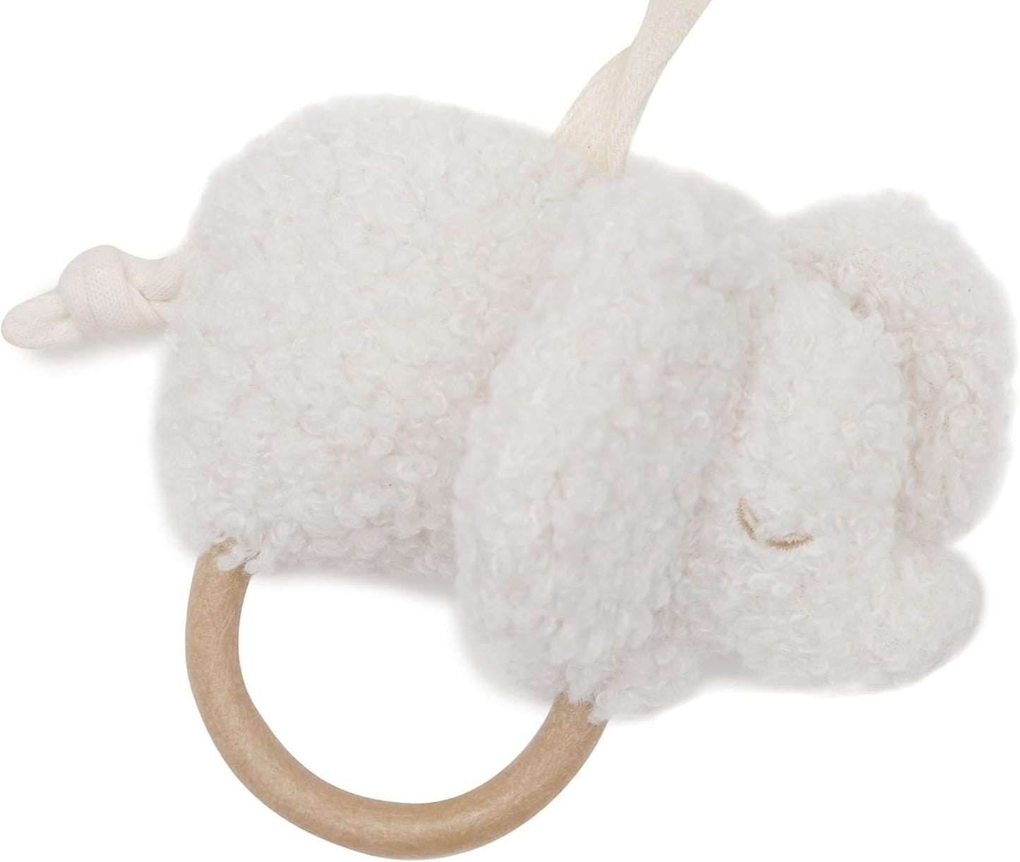 JOLLEIN cotton elephant chain toy for a stroller and car seat