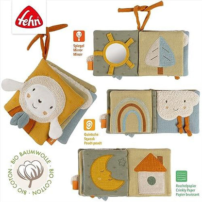 Fehn fehnNATUR książeczka sensoryczna Owieczka 11x11 cm – zdjęcie 4