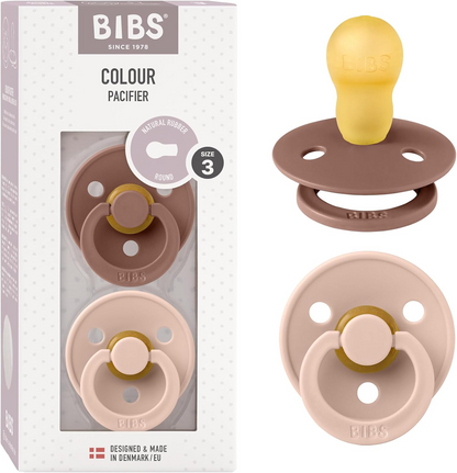 BIBS COLOUR cumlíky 2 ks kaučuk 18 mesiacov+