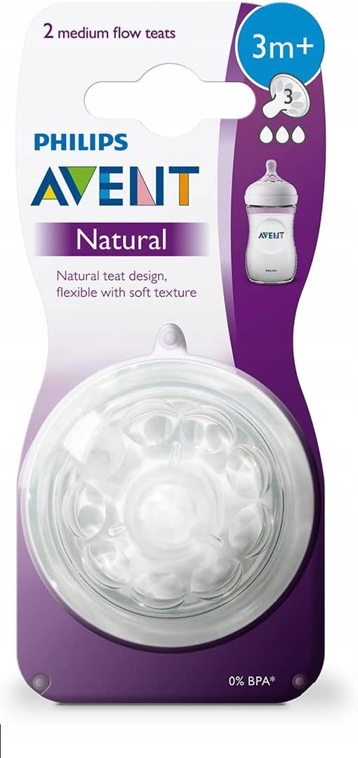 PHILIPS AVENT Natural succhietti 3m+ x2
