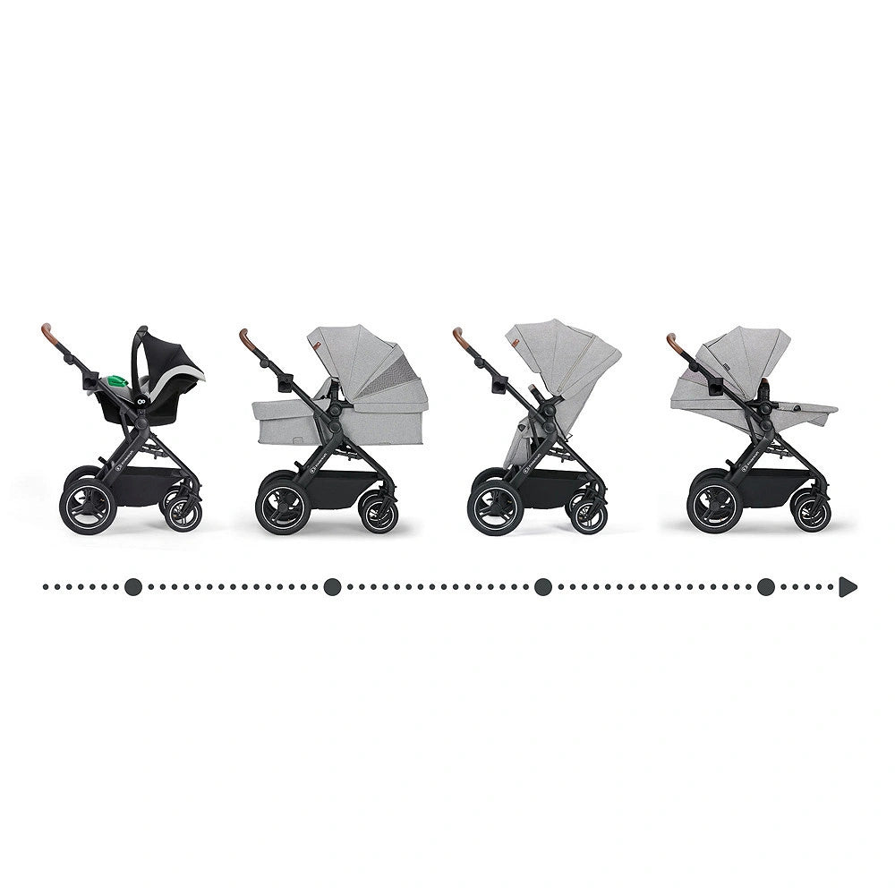 KINDERKRAFT B-TOUR 3-in-1 multifunction stroller up to 22kg + MINK PRO car seat