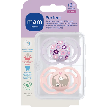 MAM Perfect silikónový cumlík 16m+ x2
