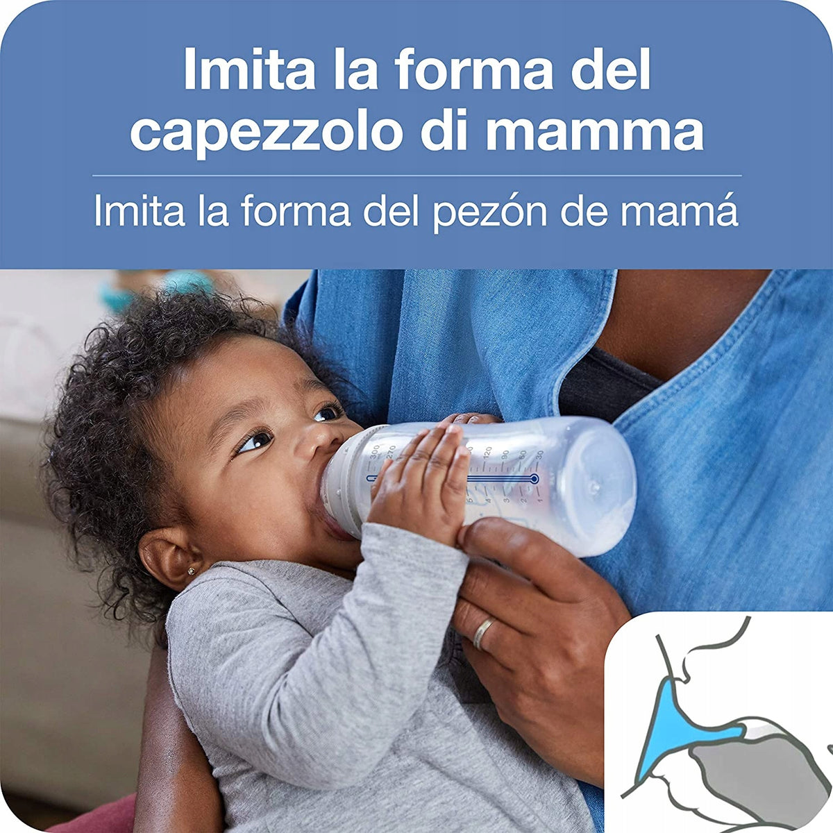 NUK súprava NO COLIC, 4 fľaše, košík, KONTROLA TEPLOTY