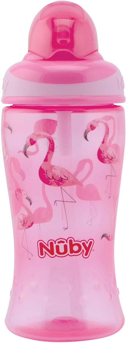 NUBY Flip-it Cup netečúci pohár so slamkou 12 m+ 360 ml