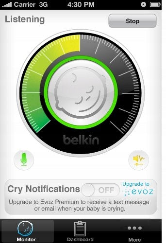 BELKIN WeMo Baby elektronická pestúnka pre iOS