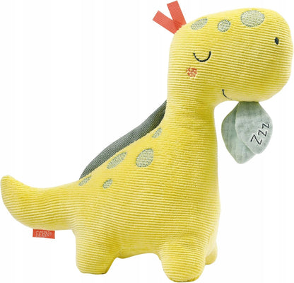 FEHN corduroy cuddly toy with DINO night light, 20 x 23 cm