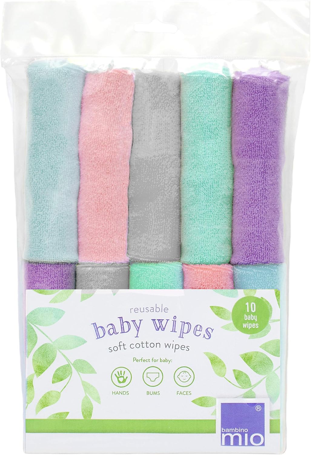 BAMBINO MIO opakovane použiteľné obrúsky x10