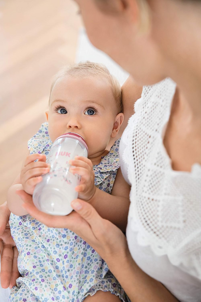 NUK First Choice sklenená fľaša 240 ml cumlík M 3 m+ MORSKÝ KONÍK