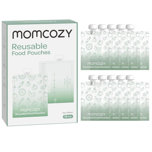 MOMCOZY vrecúška v tvare tuby na pyré a kaše 10 ks 200 ml
