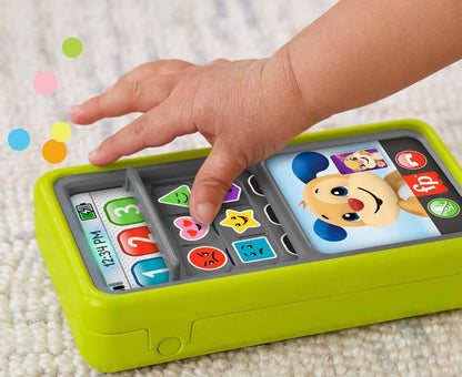 FISHER-PRICE interaktívny SMARTFÓN 75 pesničiek, viet a zvukov, ANGLICKÝ JAZYK