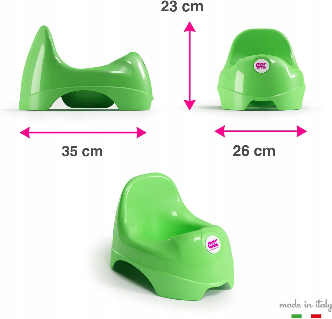 OKBABY nocnik 18 m+ miętowy