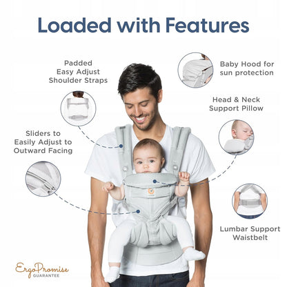 ERGOBABY OMNI 360 COOL AIR MESH ergonomický nosič 3,2-20,4kg