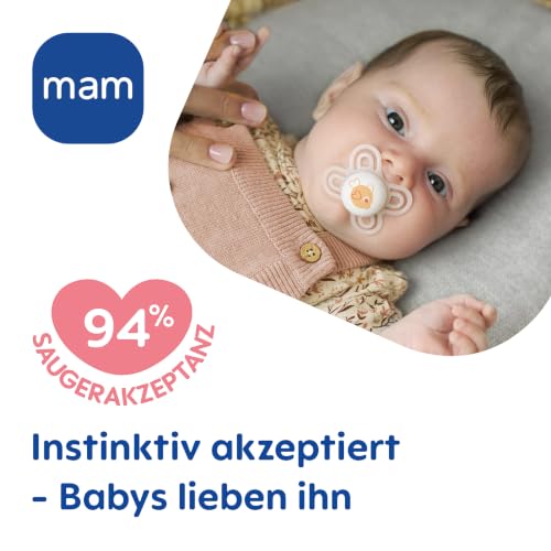 MAM Perfect Start silikónový cumlík 0 – 2 mesiace, 2 ks