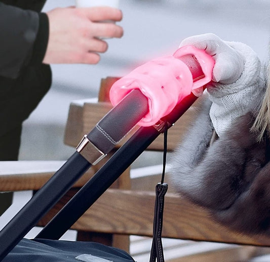 FINGER HEAT gélový ohrievač rúk na rukoväte kočíka, bicykla a kolobežky x2