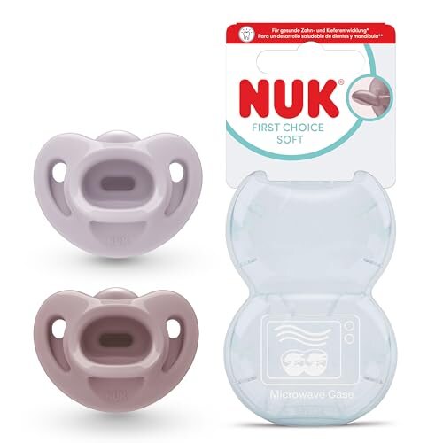 Chupetes NUK First Choice Soft, 2 unidades, 0-6 meses